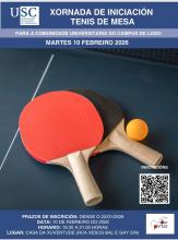 Xornada de iniciación ao Tenis de Mesa para a comunidade universitaria do Campus de Lugo